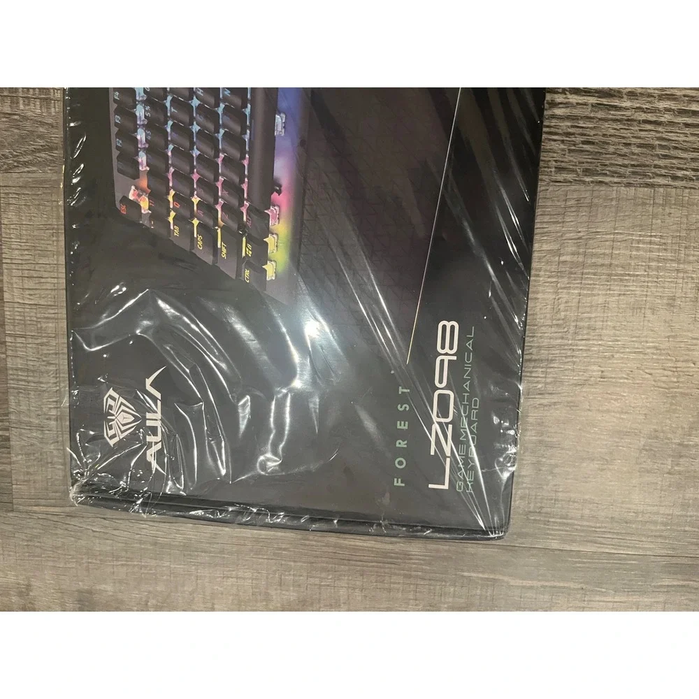 AULA L2098 Forest Mechanical Gaming Keyboard RGB Backlit Wired Metal Panel Black